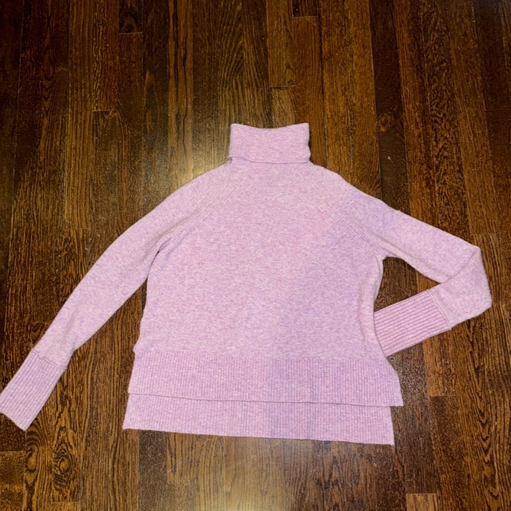 J.Crew Lavender Light Purple Turtleneck Sweater XS